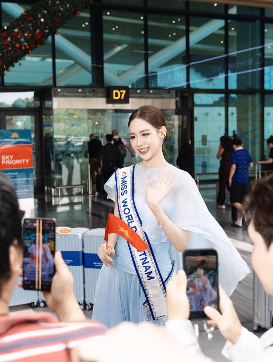 Potret Keberangkatan Finalis Miss World 2026 ke Vietnam