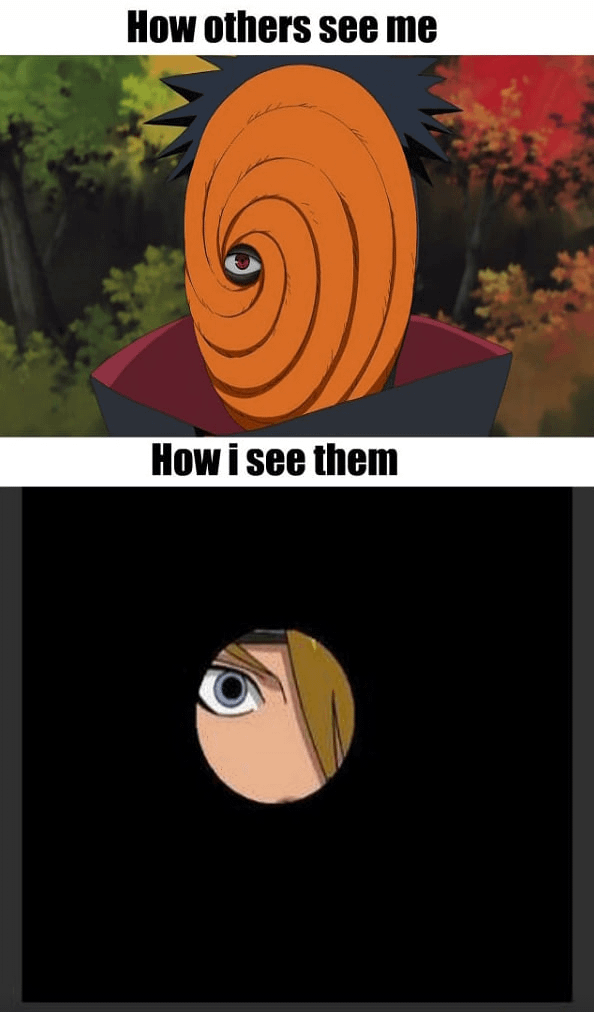 meme Naruto tentang topeng