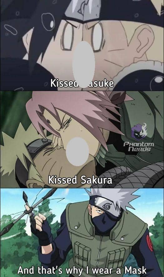 meme Naruto tentang topeng