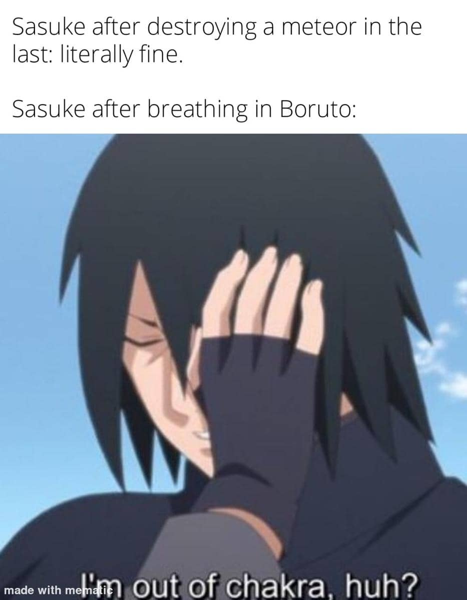 meme Naruto tentang chakra