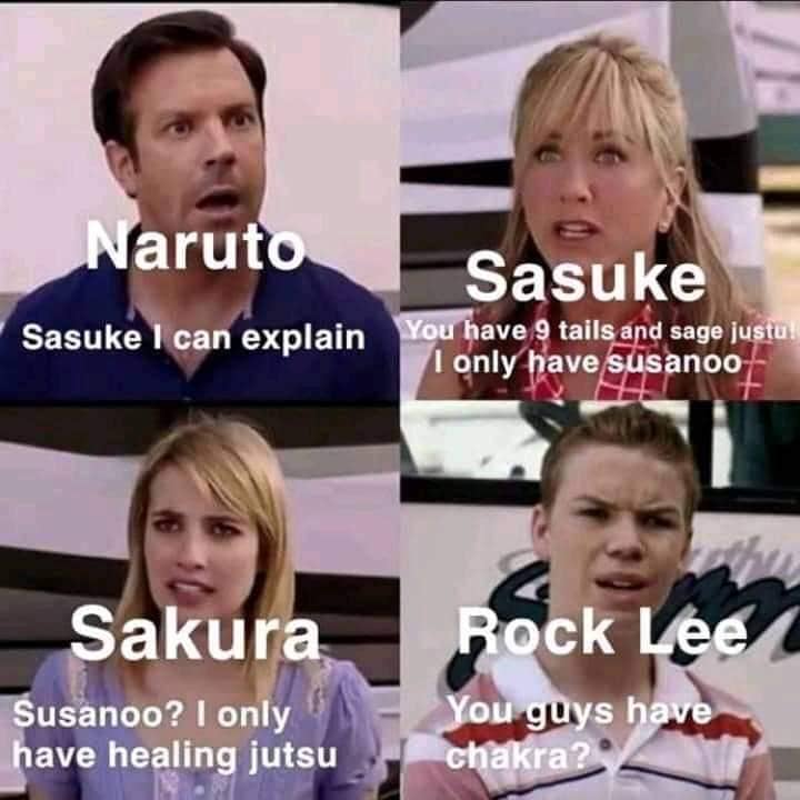 meme Naruto tentang chakra