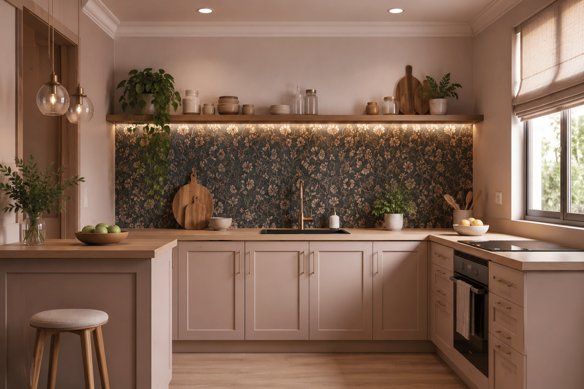 Ilustrasi metode sandwich dalam desain interior