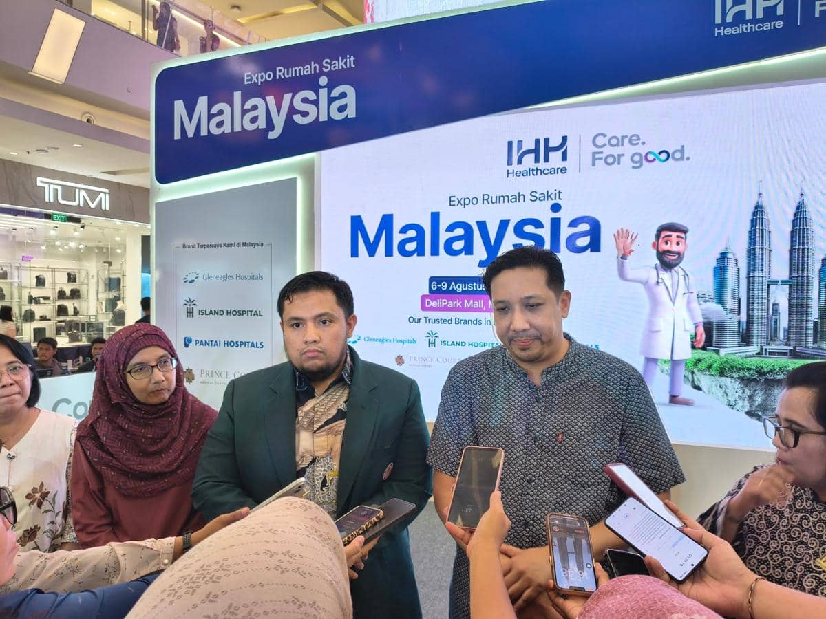 Fazal Azwandi Bin Abu Bakar, Senior International Marketing Manager IHH Healthcare Malaysia, pada penutupan Healthcare Expo 2026.