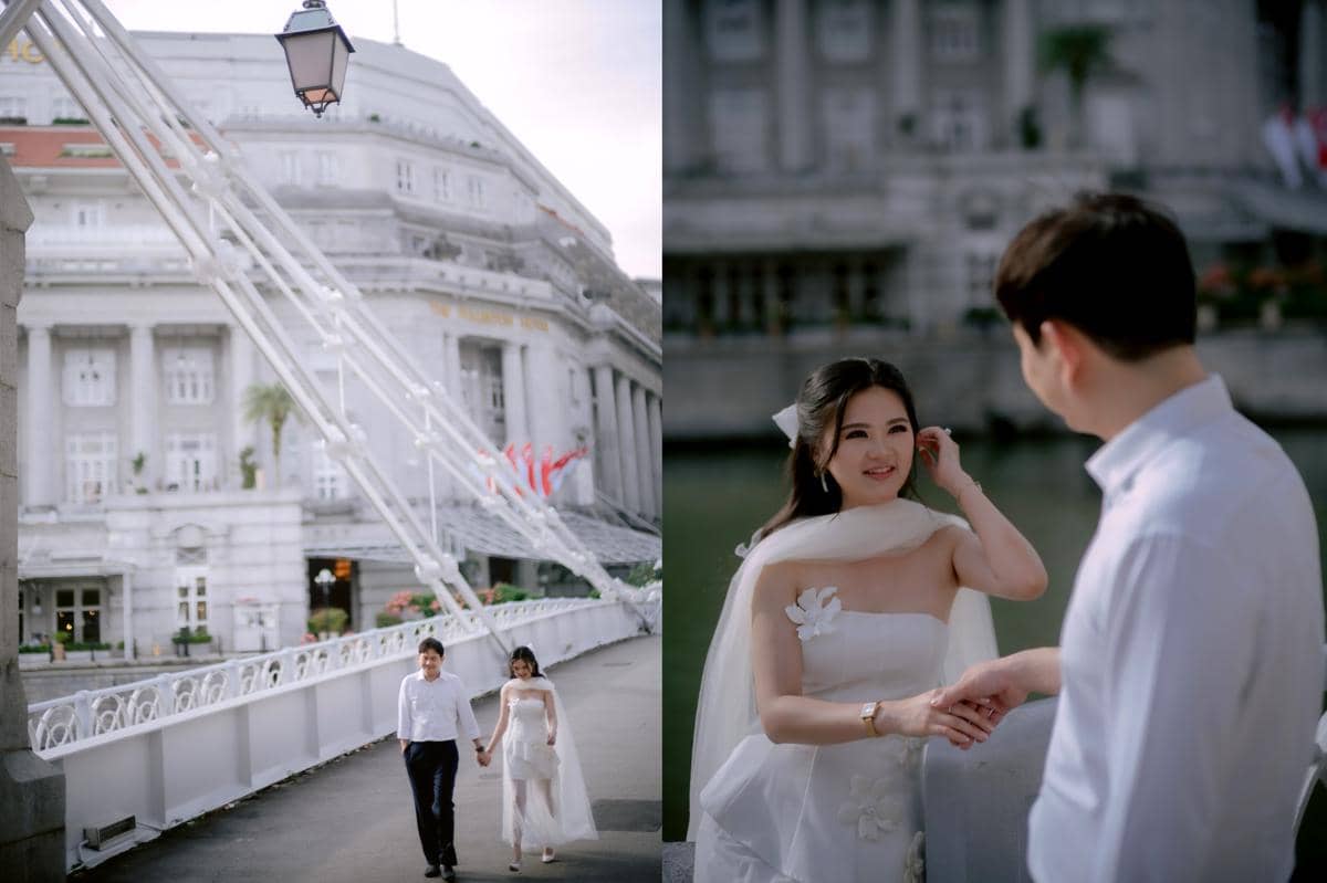 Ide Busana dan Makeup Prewedding ala Felicia Tissue, Serba Putih