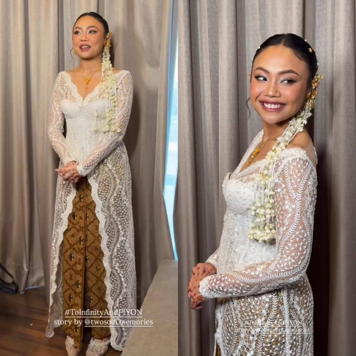 Inspirasi Gaya Akad Nikah Pila Istri Aulion, Tema Tradisional Modern