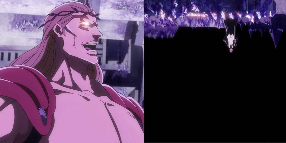 Hirako menggunakan Shikai miliknya untuk menghadapi Gerard dalam adegan anime Bleach TYBW Part 4 produksi Pierrot.