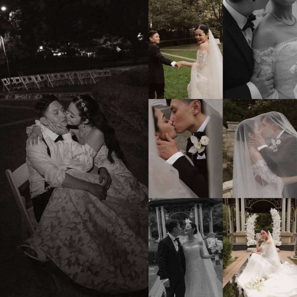 Potret Gisela Cindy dalam inspirasi gaya wedding, menampilkan pilihan busana untuk tampilan pernikahan.