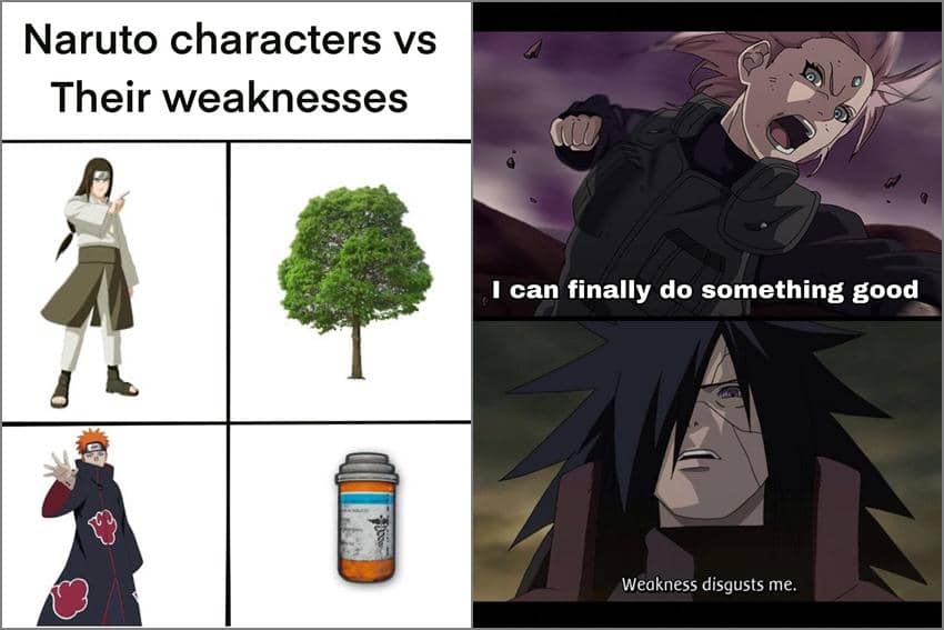 8 Meme Naruto tentang Kelemahan, Madara Gak Suka Ini