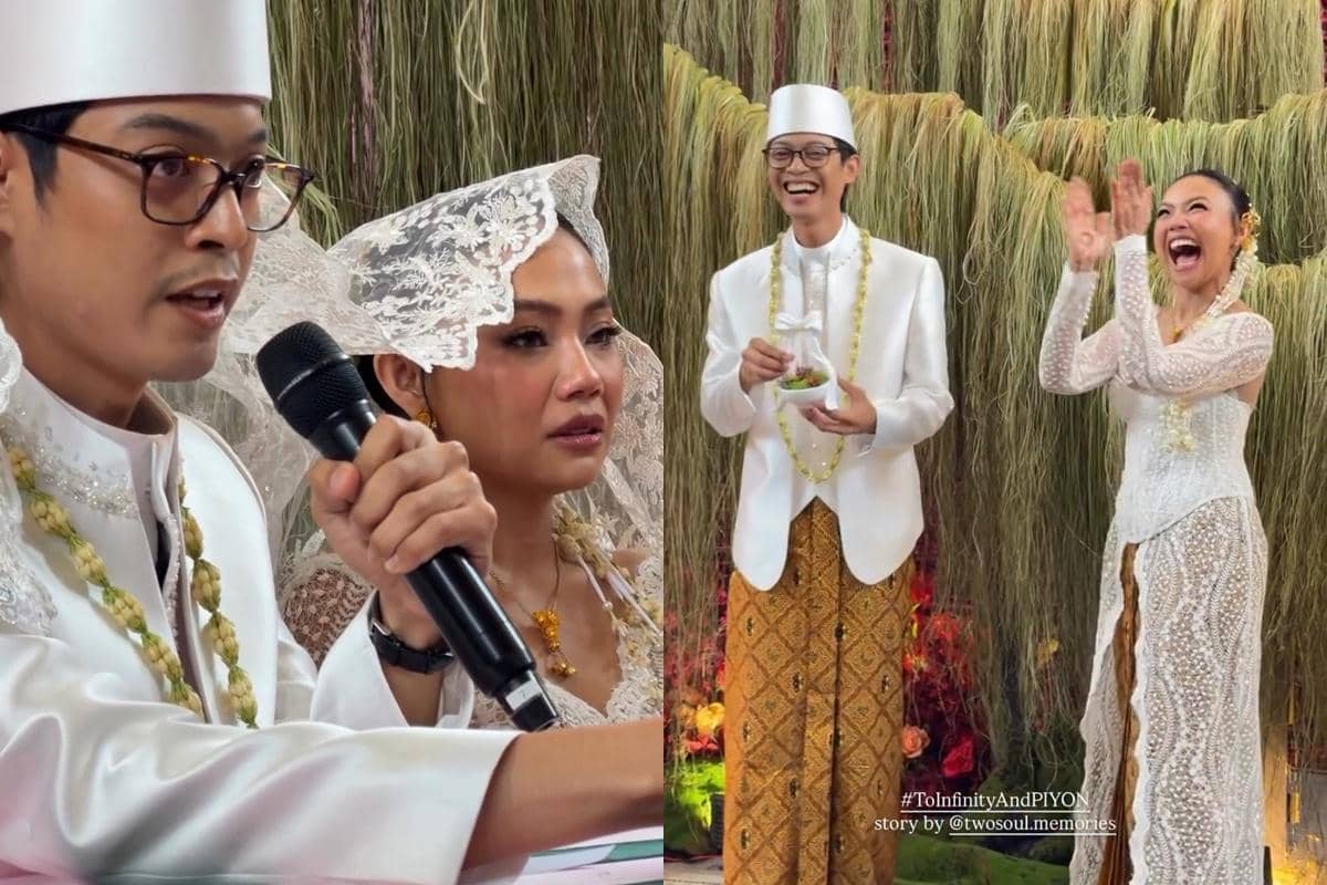 YouTuber Aulion dan Pila Resmi Menikah, Resepsinya Kayak Musikal