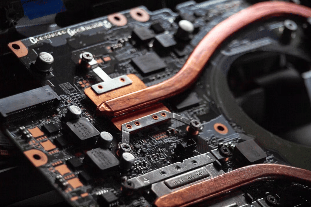 ilustrasi motherboard laptop