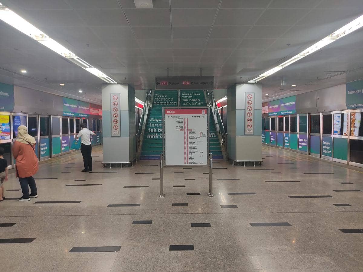 potret Stasiun KLCC