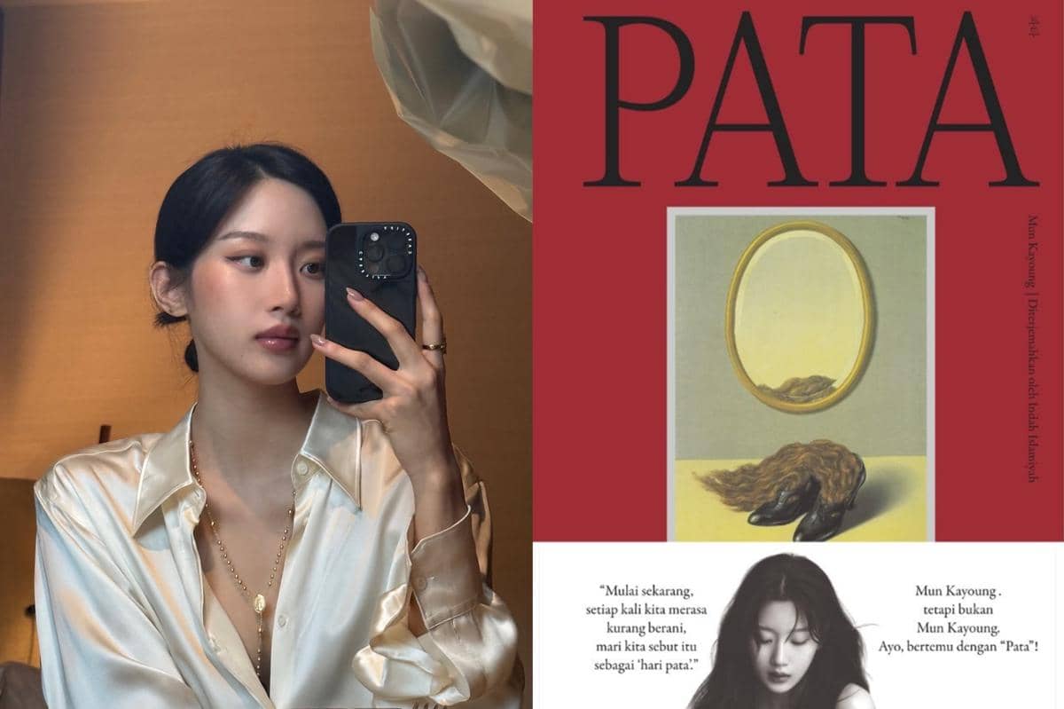 Moon Ga Young dan sampul buku PATA
