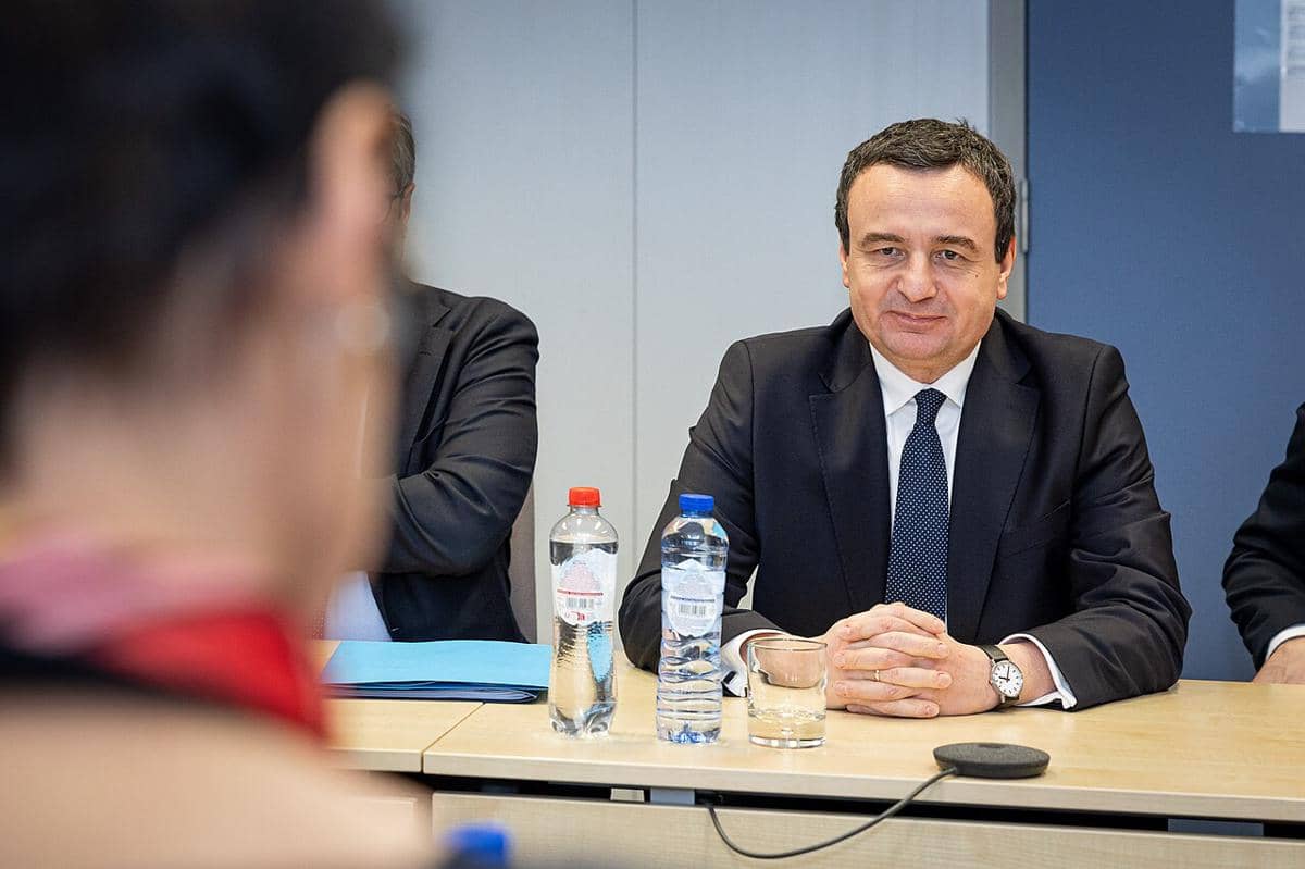 Perdana Menteri Kosovo, Albin Kurti.