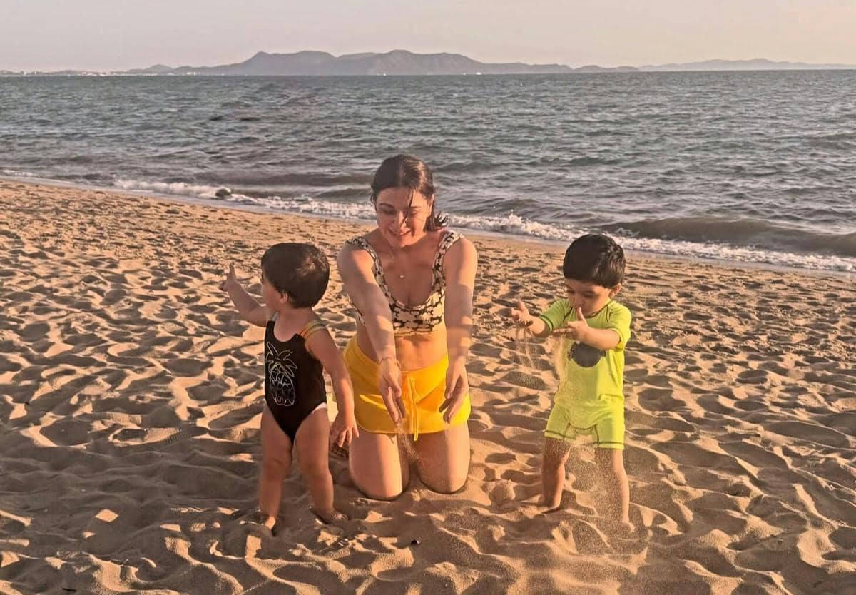 8 Momen Shraddha Arya Liburan di Thailand Bareng Suami dan Anak Kembar
