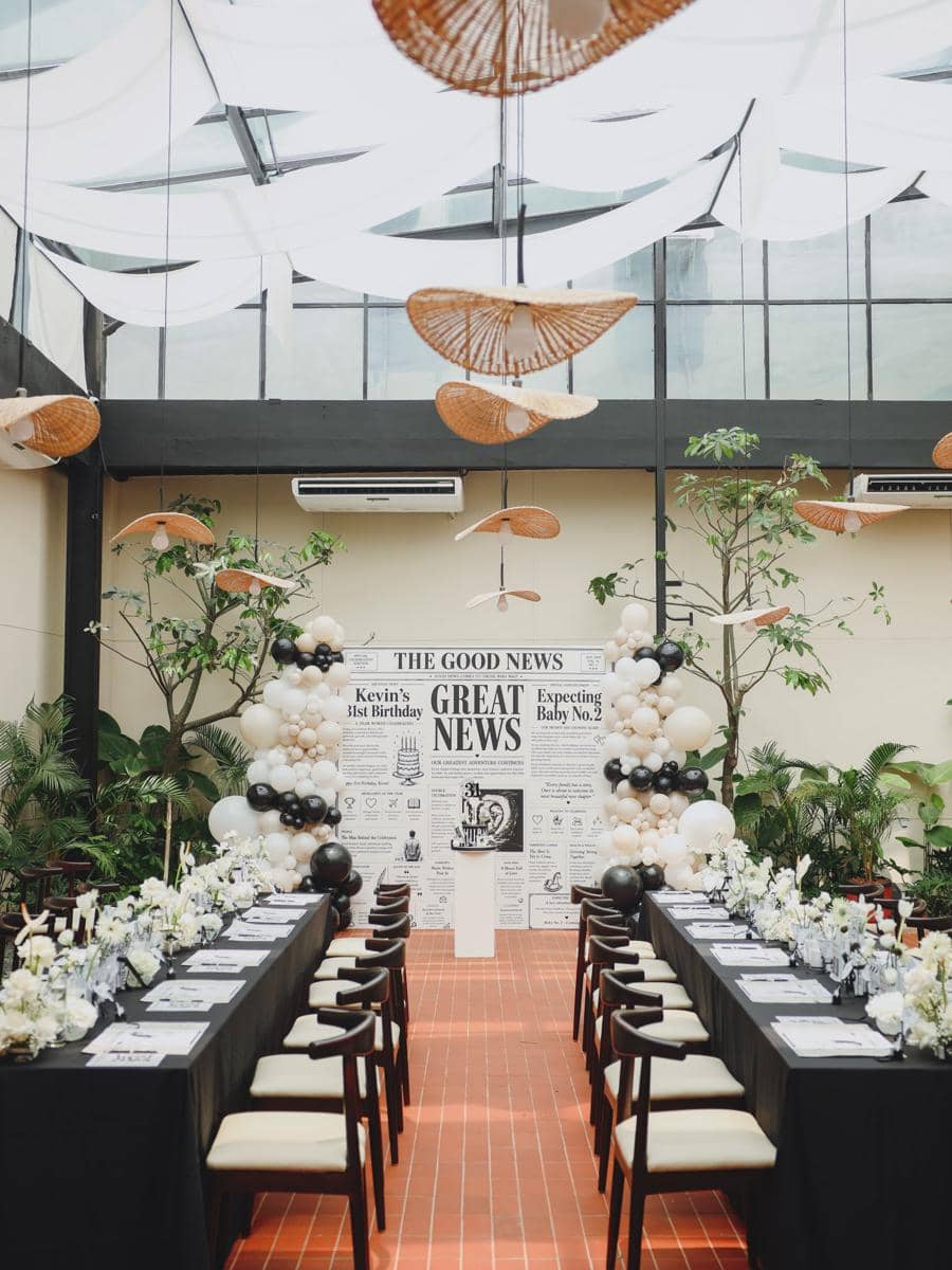 Potret momen gender reveal kehamilan Valencia Tanoe dalam unggahan di akun Instagram @valenciatanoe.