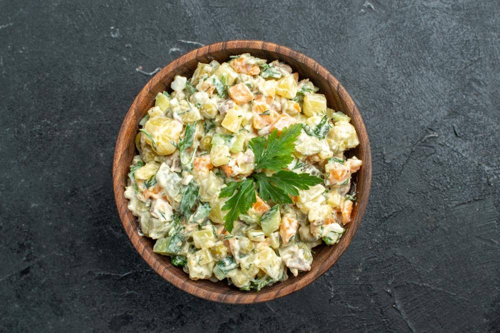 Resep Salad Kimpul, Modifikasi Salad Kentang yang Praktis dan Lezat