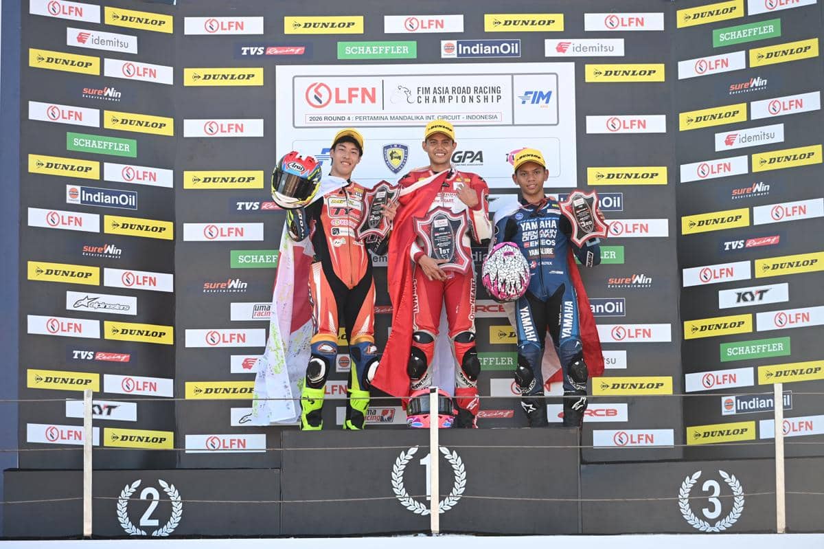 Pembalap Astra Honda Raih Kemenangan di Mandalika