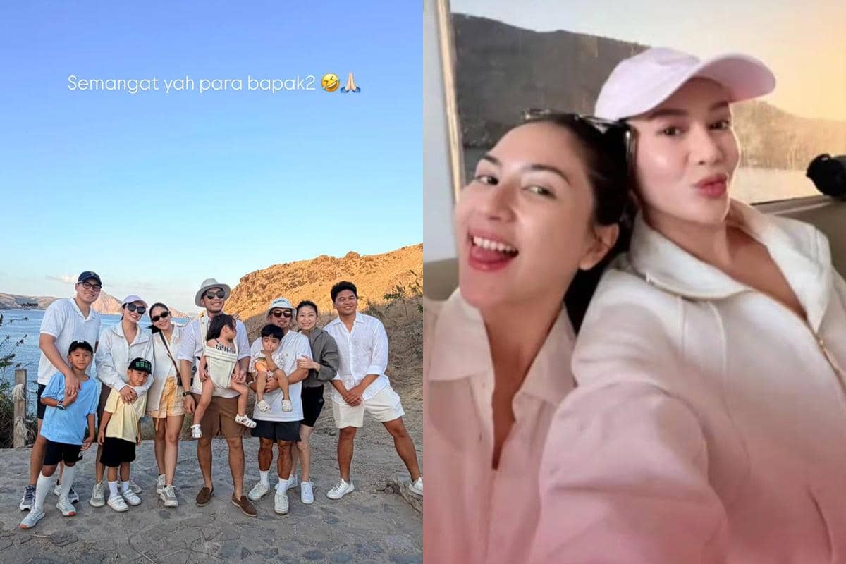 7 Potret Jessica Mila Liburan di Pulau Padar, Hiking Berburu Sunset