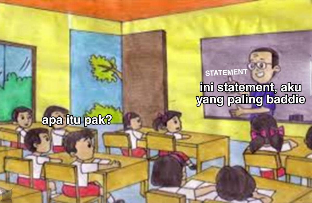 meme 'Ini Statement Aku yang paling Baddie' Naykilla