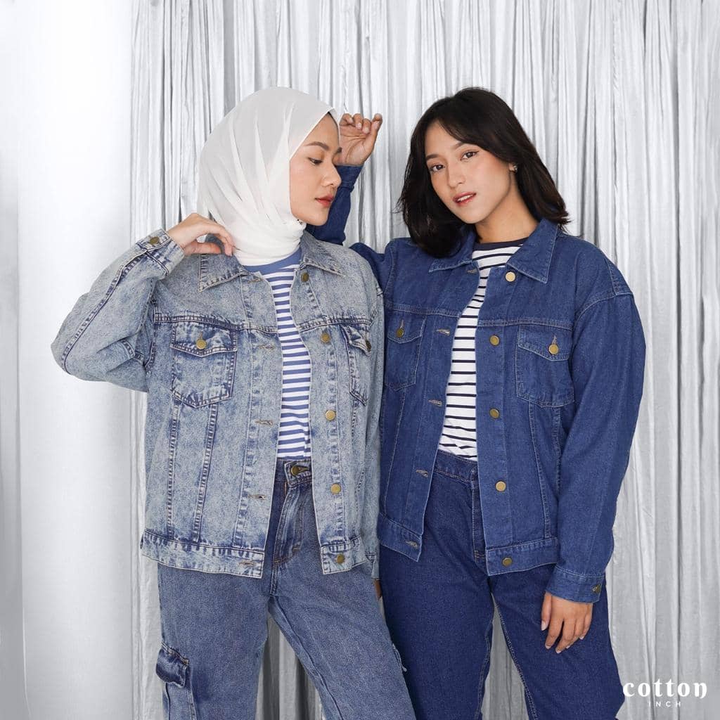COTTON INSTYLE - Michelle Jaket Jeans Denim