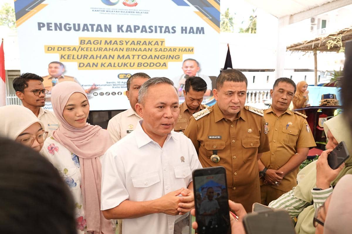 Dua Kelurahan Makassar Jadi Percontohan Nasional Sadar HAM