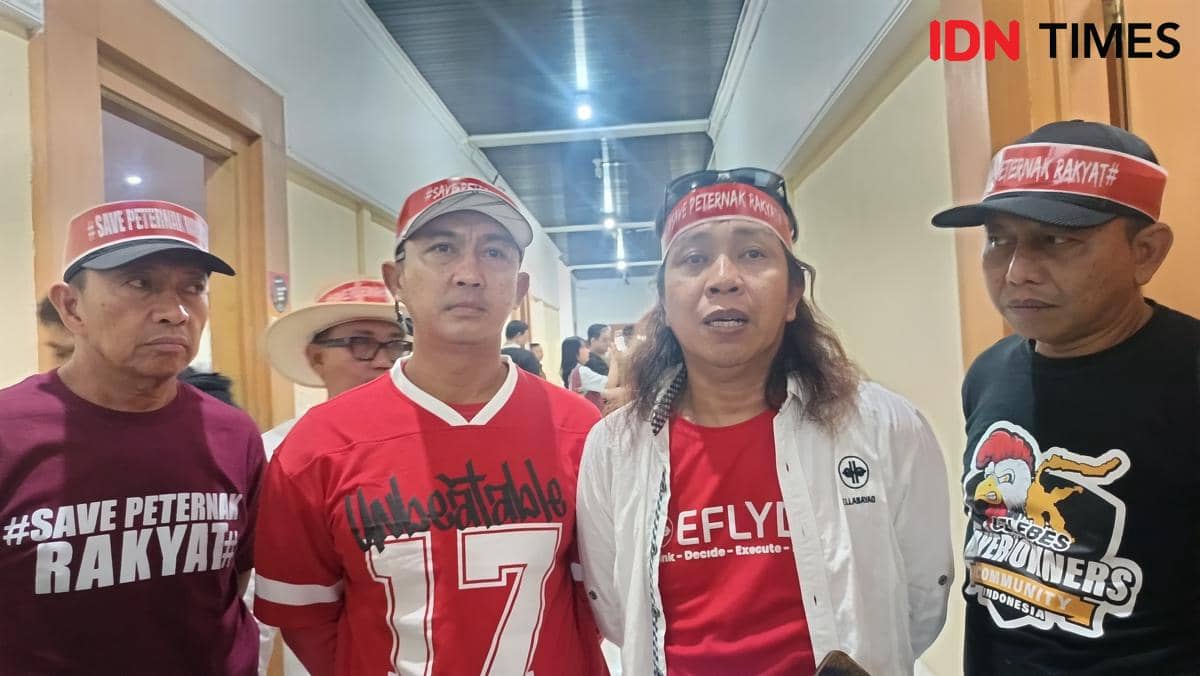 Basuki Suyuti, penanggung jawab aksi, dalam potret yang diabadikan oleh IDN Times di lokasi kegiatan.