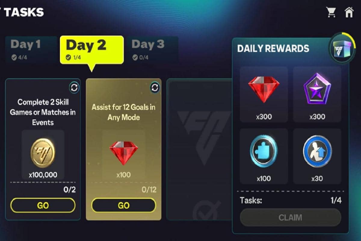 Daily Task berhadiah Star Shard