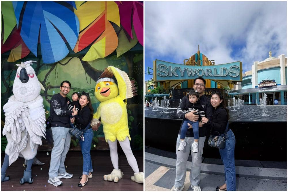 10 Potret Keluarga Kiky Saputri Liburan di Skyworlds Genting Malaysia