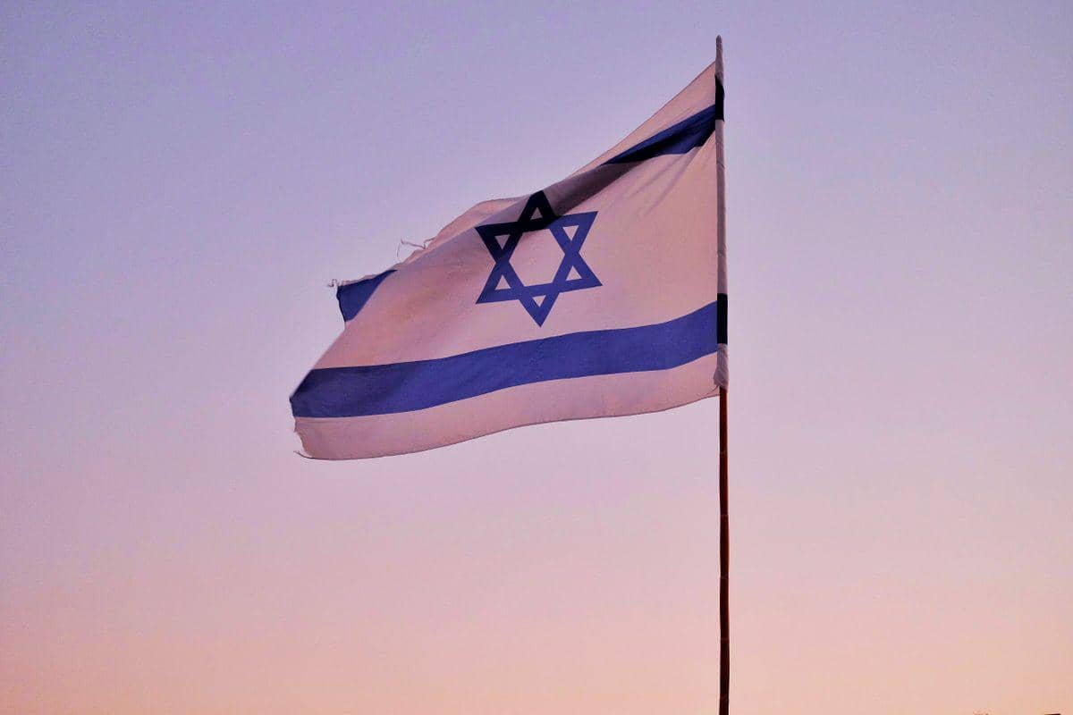 ilustrasi bendera Israel