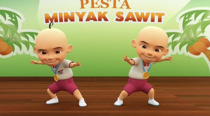 cuplikan Upin & Ipin episode Wira Minyak Sawit