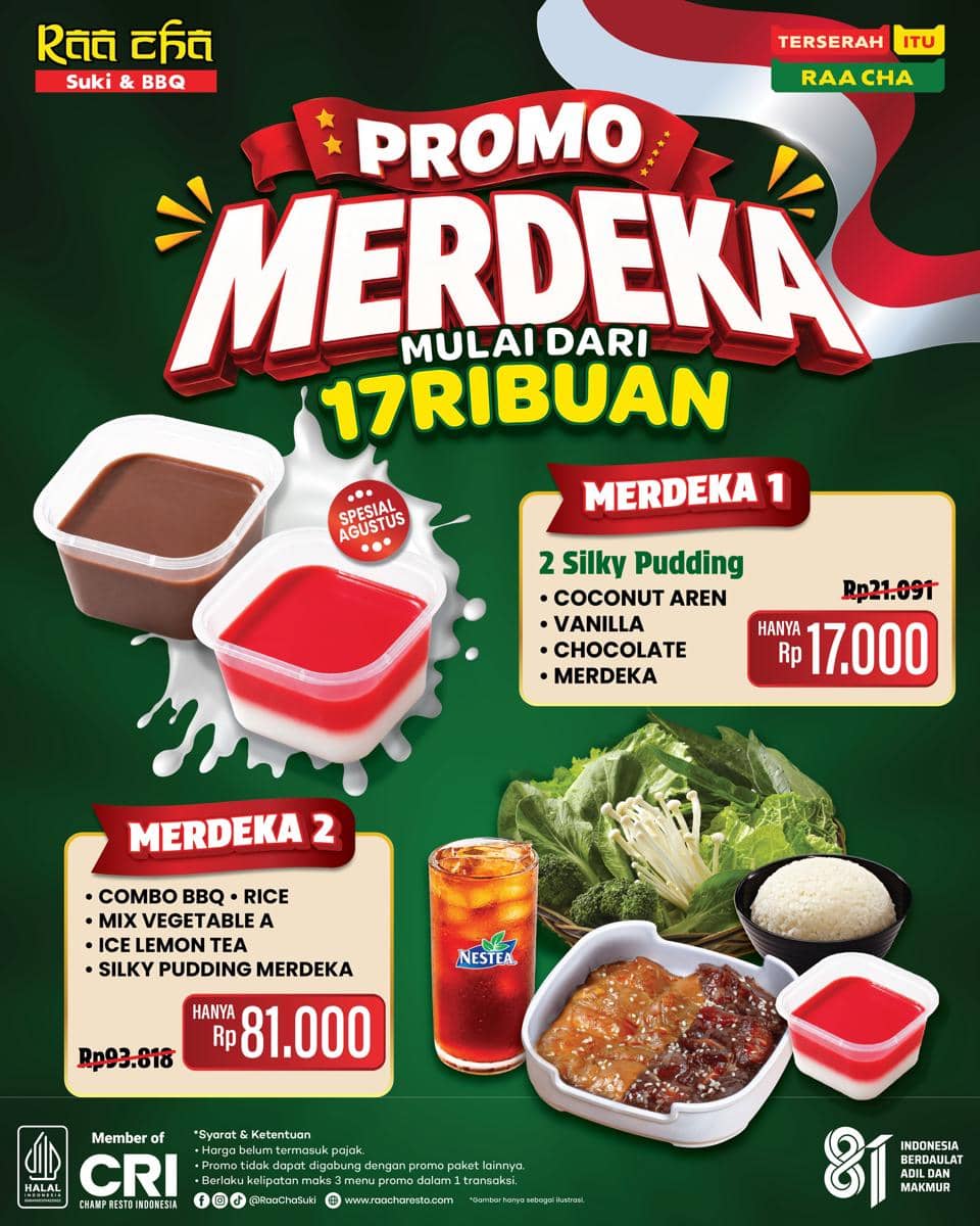 Promo Merdeka Raa Cha Suki & BBQ (instagram.com/raachasuki)