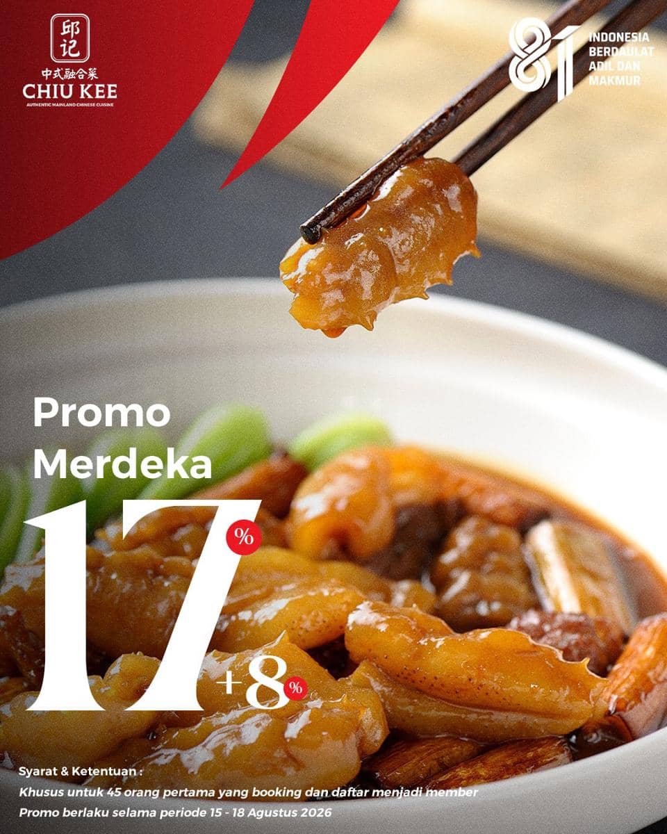 Promo Merdeka di Chiu Kee Restaurant (instagram.com/chiukeebali)