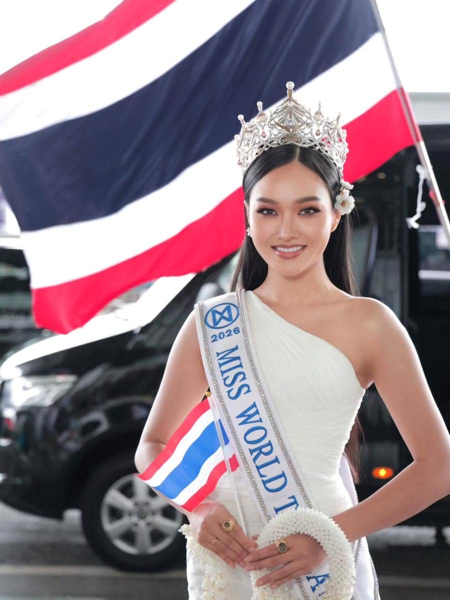 potret wakil Thailand menuju karantina Miss World 2026 di Vietnam