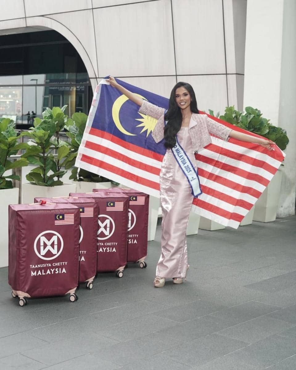 potret wakil Malaysia menuju karantina Miss World 2026 di Vietnam