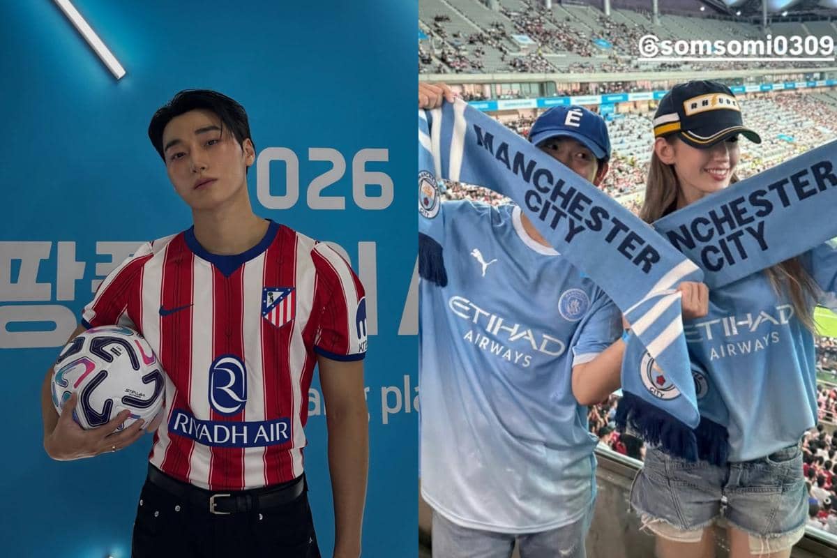 8 Potret Idol Korea Nonton Match Manchester City vs Atletico Madrid di Seoul