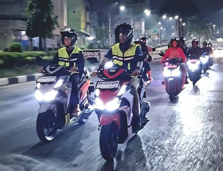 Vario Evo Night Ride Kembali Sisir Jalanan Medan