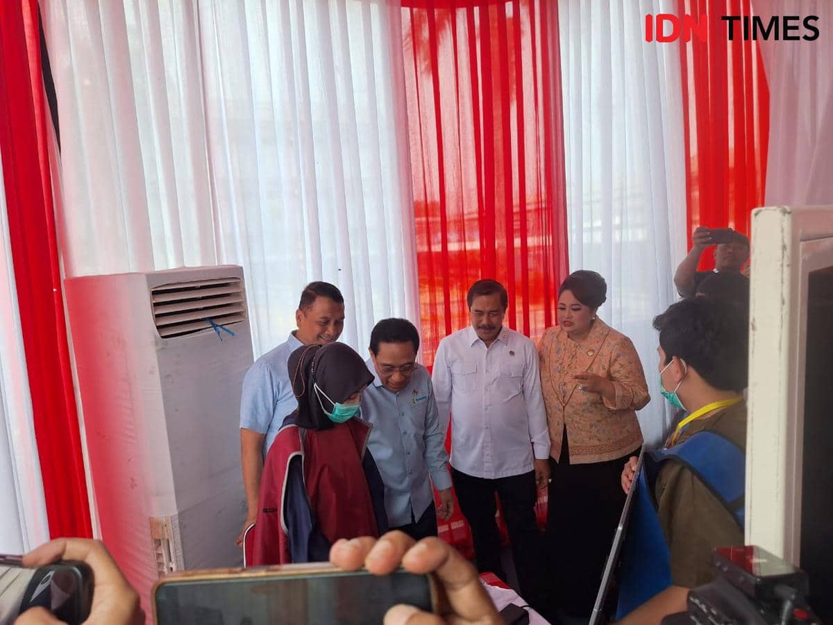 Kegiatan bakti sosial Pemasyarakatan dalam rangka HUT ke-81 RI yang diselenggarakan Kementerian Imipas di RSUP Pemasyarakatan, Jakarta Timur