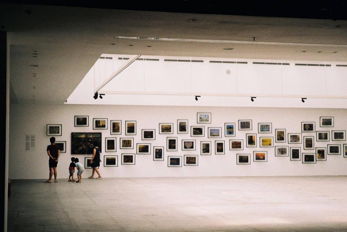 Ilustrasi museum dan galeri seni
