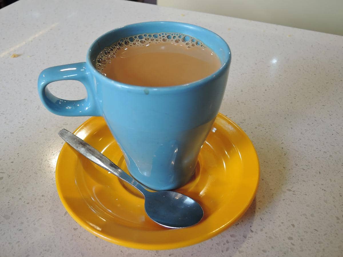 ilustrasi Hong Kong milk tea