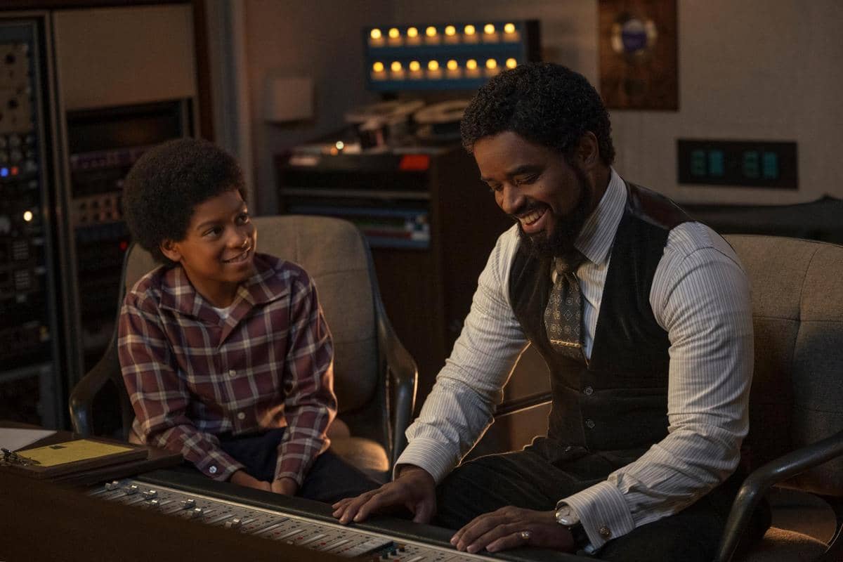 Juliano Valdi sebagai pemeran dalam cuplikan adegan film Michael dalam rilis resmi produksi Universal Pictures.
