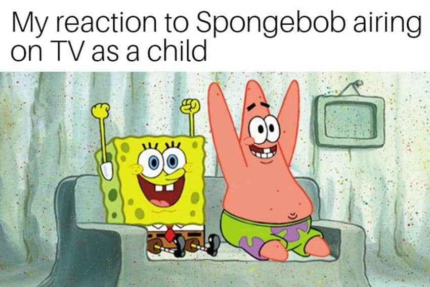 8 Meme SpongeBob tentang Kenangan, Bikin Nostalgia