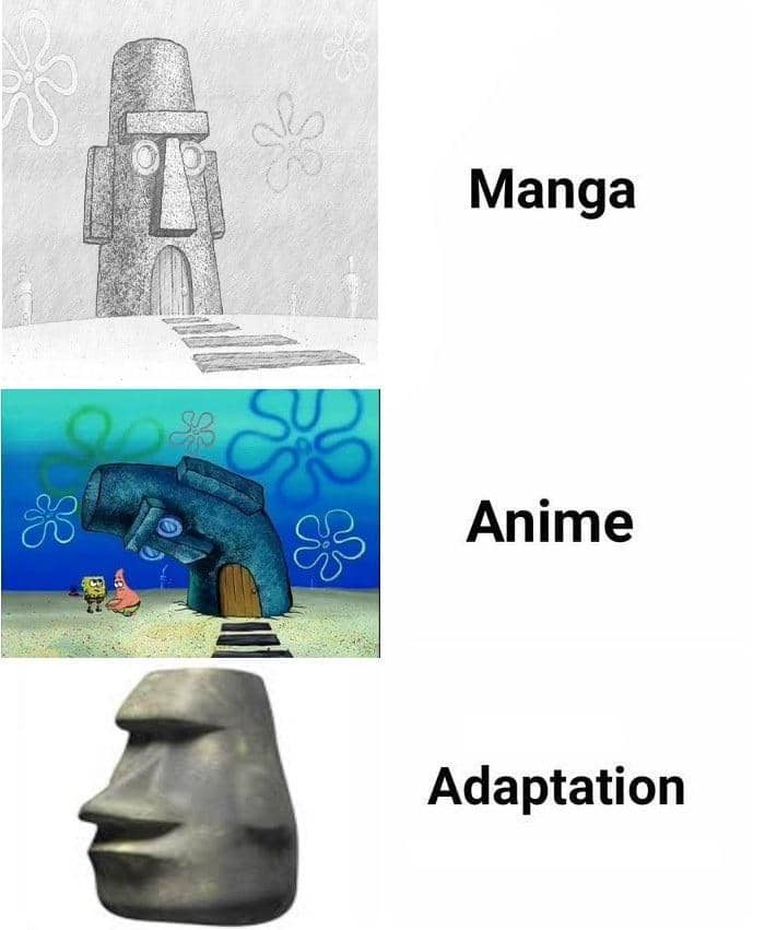 meme rumah Squidward