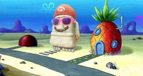 meme rumah Squidward