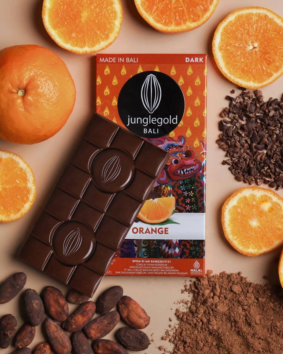 Potret menu cokelat di Junglegold Bali