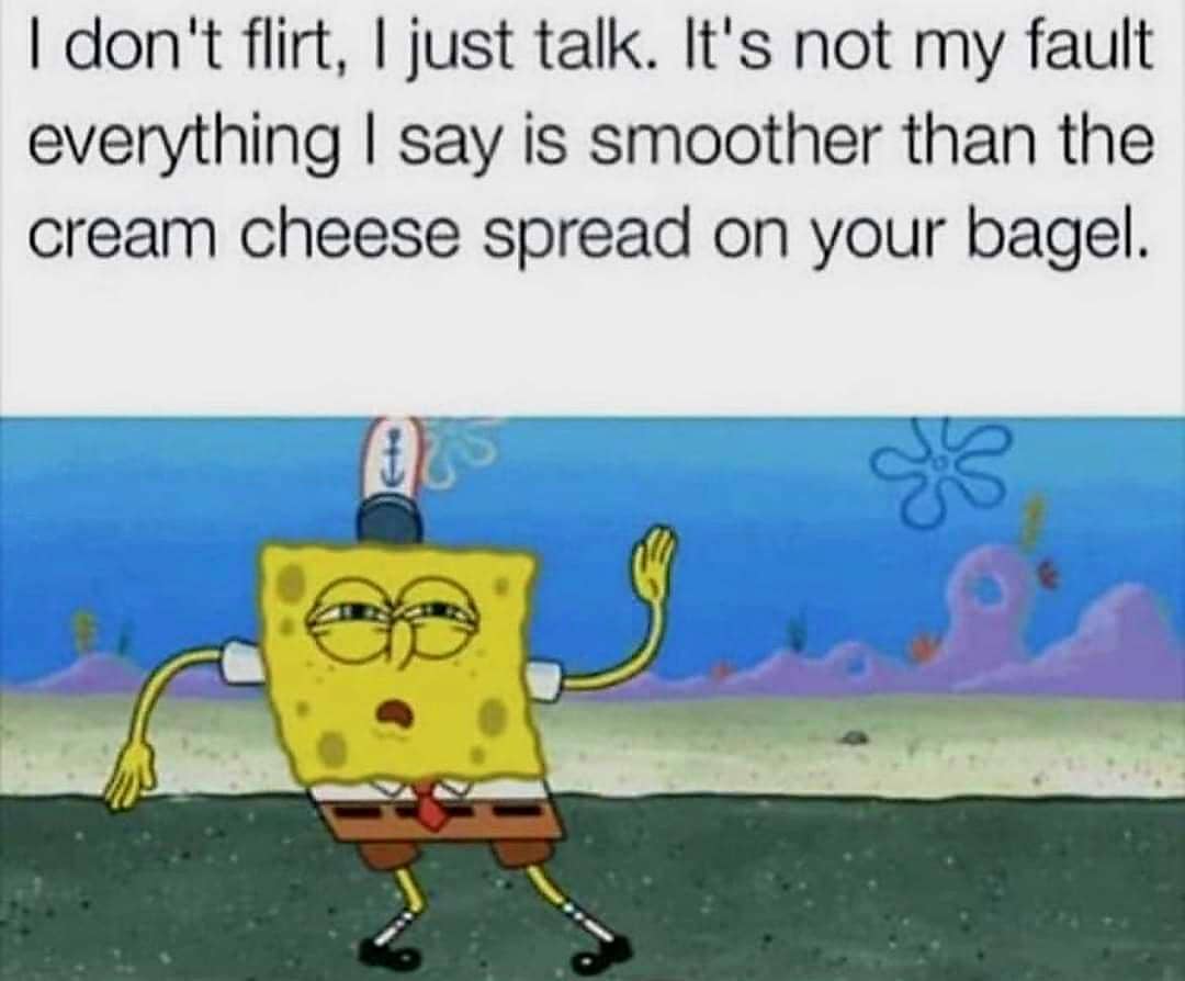 meme SpongeBob tentang ngegombal