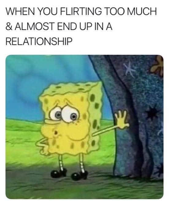 meme SpongeBob tentang ngegombal
