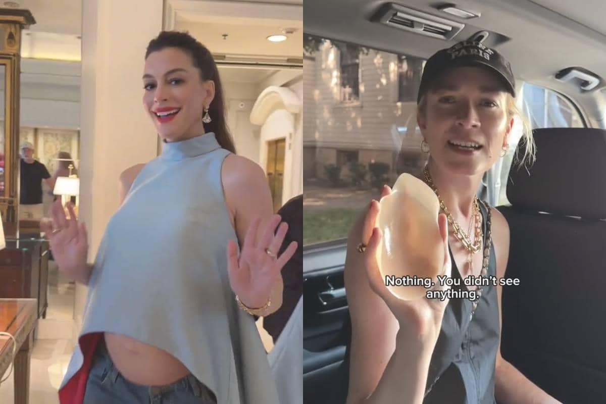 Dituduh Hamil Bohongan, Anne Hathaway Langsung Pamer Baby Bump