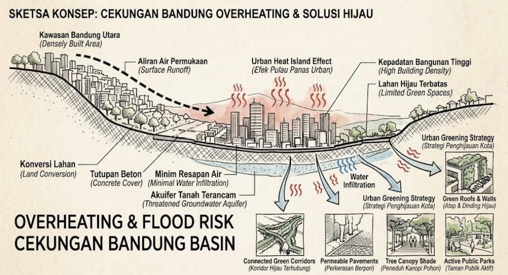 Bukan Hiasan Jangan Asal Tebang, Pohon Jadi Benteng Cekungan Bandung
