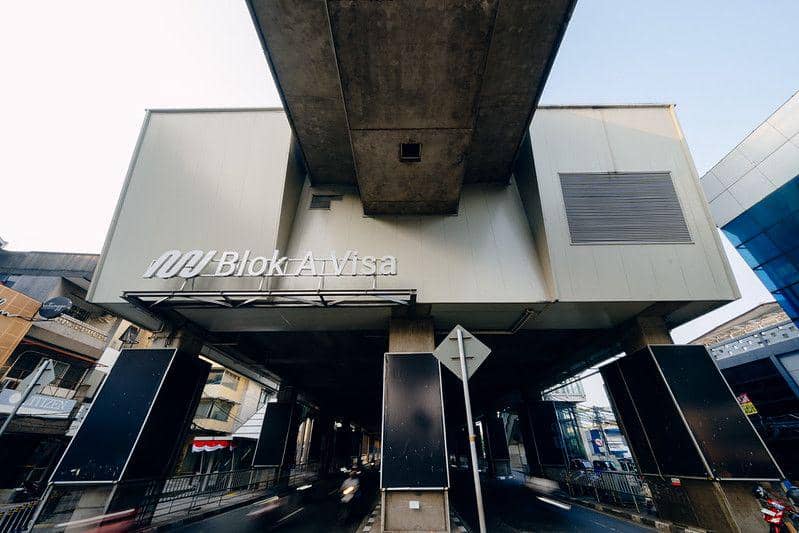 Stasiun MRT Blok A Kini Bernama Blok A Visa Berkat Adanya Naming Rights