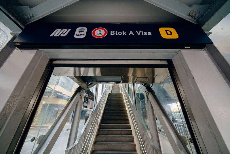 Stasiun MRT Blok A Kini Bernama Blok A Visa